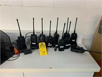 HYTERA RADIOS (SOME WITH CHARGERS)