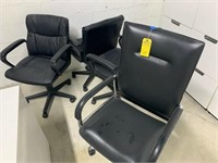 ASSORTED ROLLING OFFICE CHAIRS