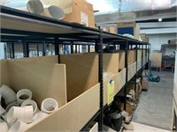 SECTIONS SHELVING WITH CONTENTS - PVC, PLUMBING &