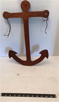 Wooden Navy Anchor-Wall Decor