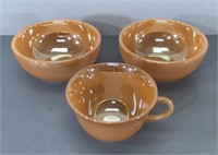 Fire-King Luster Cups