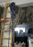 Decorative Net, Boat Shape Shelf, Nautical Decor