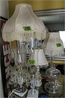 Collection Of Table Lamps, Oil Lamp