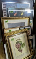 Collection Of Picture Frames, Pictures Prints Etc