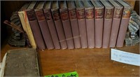 1800's Emerson's Works Books, Book Ends, The Life