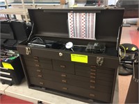 KENNEDY TOOL BOX W/ CONTENTS