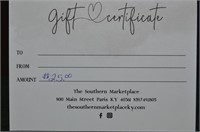 $25 Gift Card/Certificate to Southern Marketplace