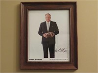 Framed Autographed Picture of Mark Stoops