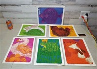 Set of 6 Linda Powel Animal Prints