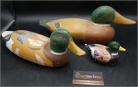 Set of 3 Wood Ducks