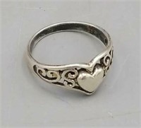 Ring - .925 Heart Size 9