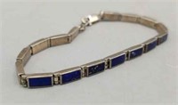 Bracelet- .925 Blue Stone