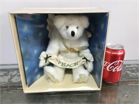 Plush Peace Angel Bear