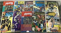 Group of comic books