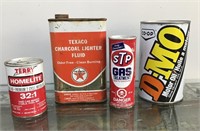 Vtg oil tins