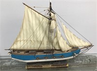 HMS Andromede wooden model
