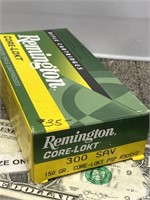 Remington core lokt 300 savage caliber 150gr 20