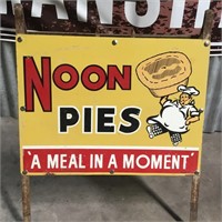 Original Noon Pies Double Sided A Frame