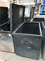 Mobile Security Site Storage Box with Gas Struts