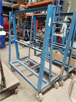 Mobile Single Sided Vertical Storage Rack