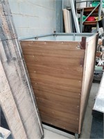 Steel Framed Timber Sided Scrap Bin