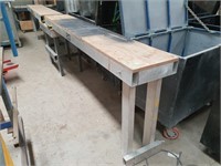 2 Aluminium Framed Demountable Saw Benches