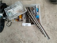 Qty Assorted Drills & Saw Blades