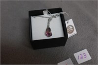 Swarovski Purple Stone Necklace