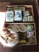 Canister Set, Mask, Small Plates, Trinket Box,