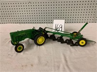 John Deere Tractor + plow