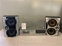 Sony speakers, Hitachi stereo cassette tape deck