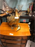 Solid Brass Goose