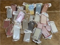 Large lot of cell phone covers