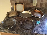 glass & metal baking pans