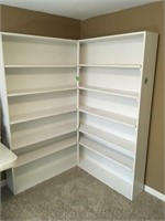 corner shelf, both pc 40x9.5x72