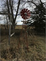 windmill, staked to ground