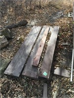 2 piles of lumber