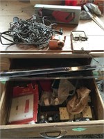 rat trap, electrical items, chain, more