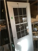 storm door w/ sliding window
