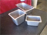 Misc. SS Food Containers