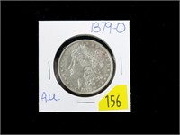 1879-O Morgan dollar, AU