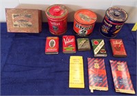 GROUP OF VINTAGE TOBACCO TINS, INCLUDES.....