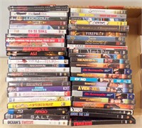 GROUP OF DVD MOVIES TO GO, APPROX 49