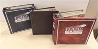 (3) BINDERS OF FOOTBALL SPORTS CARDS
