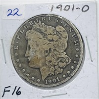 1901 O Morgan Silver Dollar