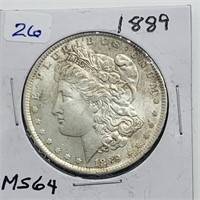 1889 Morgan Silver Dollar