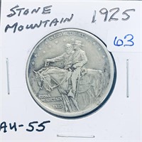 1925 Stone Mountain Silver Half Dollar