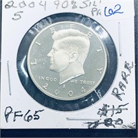 2004 S Kennedy Silver Proof Half Dollar