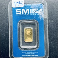 SMI .999 Fine Gold 1 Gram Bullion