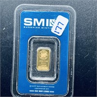 SMI .999 Fine Gold 1 Gram Bullion